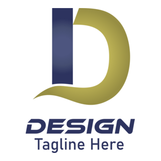 D Letter Company Logo PNG Vector