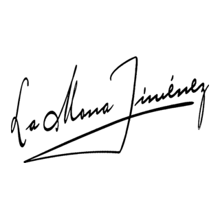 Firma digital Mona Jiménez Logo PNG Vector