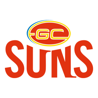 Gold Coast SUNS Football Club Logo PNG Vector