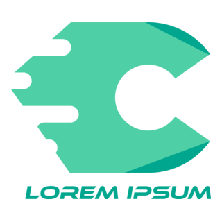 Green C Letter Logo PNG Vector