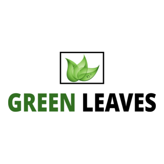 Green Leaves Logo PNG Vector