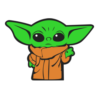 Grogu The Child Logo PNG Vector