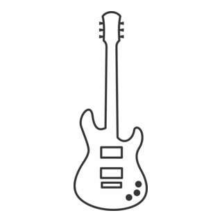 Guitarra Logo PNG Vector