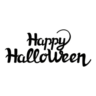 Happy Hallowen Logo PNG Vector