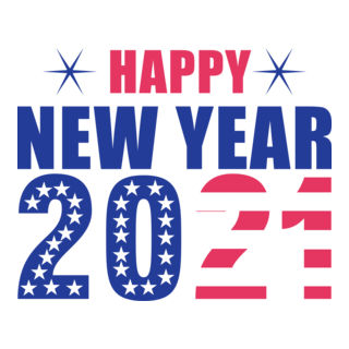 Happy New Year Logo PNG Vector