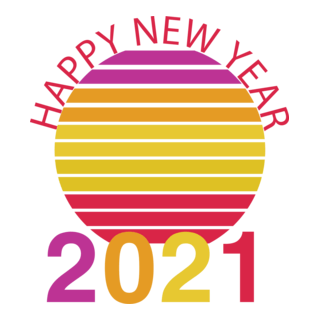 Happy new year t shirt Logo PNG Vector