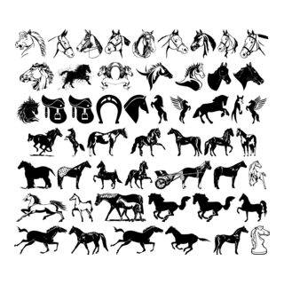 Horse Logo PNG Vector