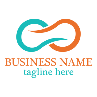 Infinity Shape Logo PNG Vector