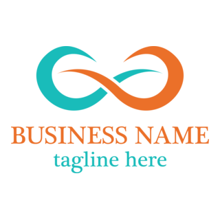 Infinity Shape Logo PNG Vector