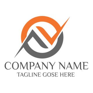 Letter N Minimal Logo PNG Vector