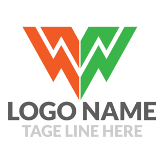 Letter W Business Logo PNG Vector