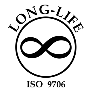 LONG-LIFE ISO 9706 Logo PNG Vector