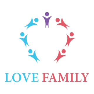 Love Family Logo PNG Vector