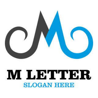 M Letter Company Logo PNG Vector