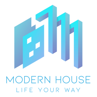 Modern House Building Logo PNG Vector