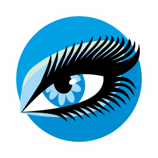 Olho azul | Blue eye Logo PNG Vector