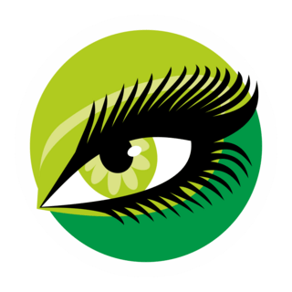 Olho verde | Green eye Logo PNG Vector
