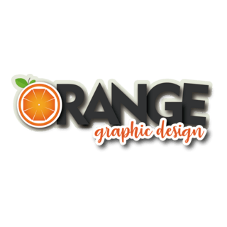 Orange Graphic Design Logo PNG Vector