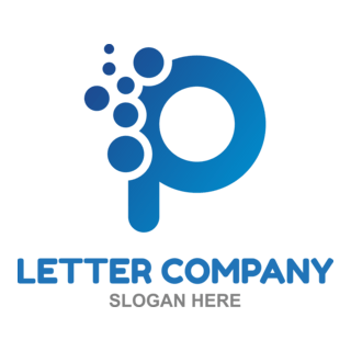 P Letter Logo PNG Vector