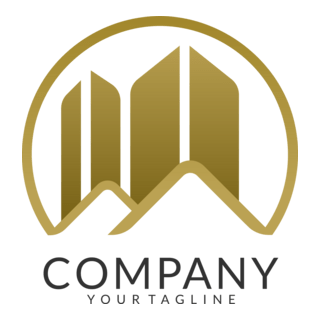 Real Estate Company Logo PNG Vector