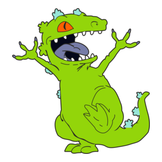 Reptar Rugrats Logo PNG Vector