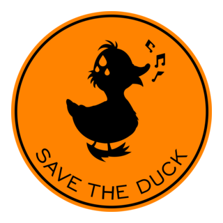 Save The Duck Logo PNG Vector