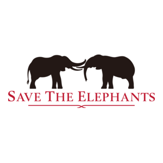 Save the Elephants Logo PNG Vector