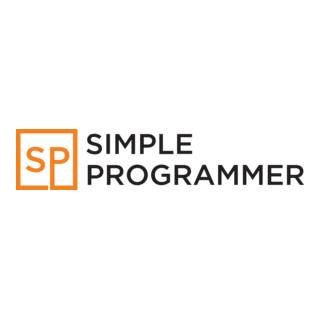 Simple Programmer Logo PNG Vector