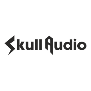 Skull Audio Logo PNG Vector