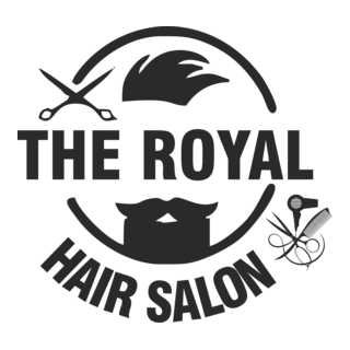 The Royal Hair Salon Logo PNG Vector