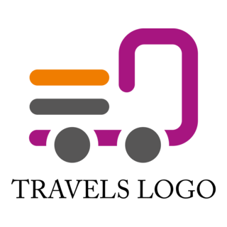 Travel Truck Logo PNG Vector
