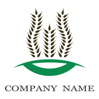 Wheat Farming Logo PNG Vector