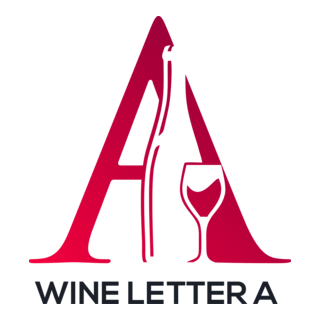 Wine Letter A Logo PNG Vector