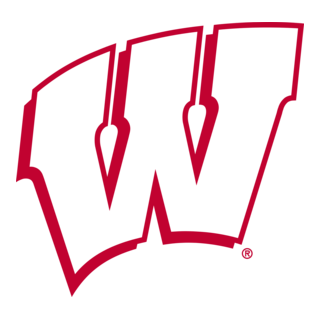 Wisconsin Badgers knockout Logo PNG Vector