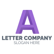 A Letter Company Logo PNG Vector