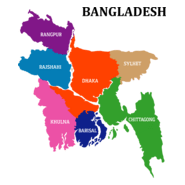 Bangladesh Map Logo PNG Vector