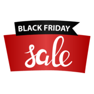 Black Friday Sale Logo PNG Vector