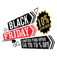 BLACK FRIDAY Sale Logo PNG Vector