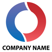 Circle O Letter Logo PNG Vector