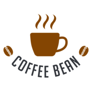 Coffe Bean Logo PNG Vector