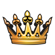 Crown King Gold Logo PNG Vector