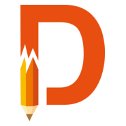 D Letter (Pencil) Logo PNG Vector