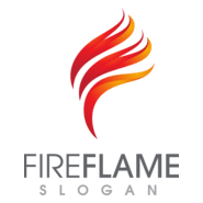 Flame Fire Logo PNG Vector