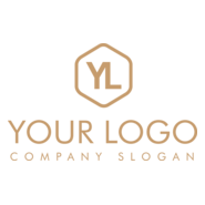 Golden Y L Letter Business Logo PNG Vector