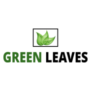 Green Leaves Logo PNG Vector