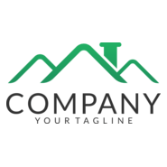 Green Real Estate Logo PNG Vector