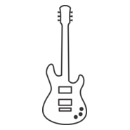 Guitarra Logo PNG Vector