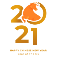 Happy Chinese New Year 2021 Logo PNG Vector