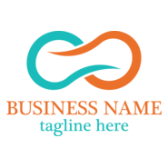 Infinity Shape Logo PNG Vector