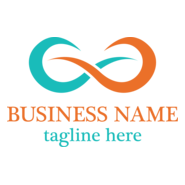 Infinity Shape Logo PNG Vector